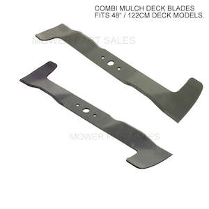 Castelgarden: Blade Set. Castelgarden 48" Rear Catcher combination Catch and Mulch