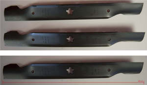 Husqvarna 38" side discharge blade set