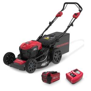 58v Lawnmowers: Powerworks 40V Lawnmower 18" Self-Propelled
