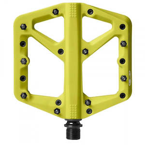 Pedals: Crankbrothers Stamp 1 Pedals - Citron
