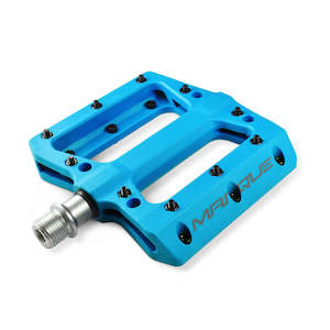 Pedals: Marque Platform MTB Pedals - Blue
