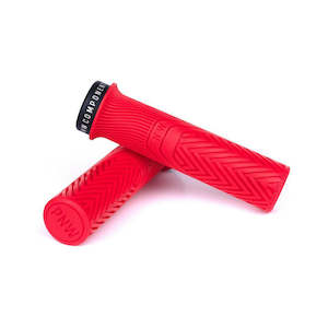 Handlebar Grips: PNW Loam Grips - Really Red