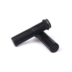 Handlebar Grips: PNW Loam Grips - Blackout Black
