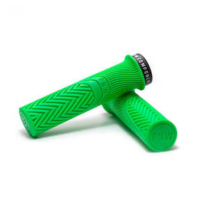 Handlebar Grips: PNW Loam Grips - Moto Green