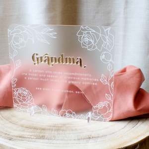 Products: Mother's Day Floral Sign