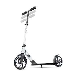 Adult Commuter Scooters: MADD GEAR RENEGADE GLIDE 200 WHITE / BLACK (LAST ONE* - SHOWROOM SAMPLE)