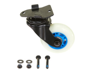 CRAZY CART SHIFT 2.0 CASTER W/REAR WHEEL COMPLETE (EACH) - RIGHT