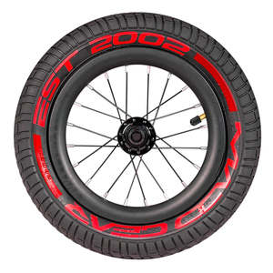 Scooter Parts: MADD GEAR METRO GLIDE COMPLETE WHEEL BLACK / RED