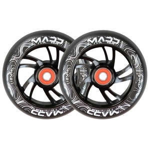 MADD GEAR 110MM FORCE ALLOY CORE WHEEL BLACK PAIR
