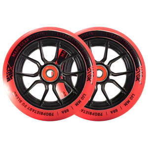 120mm Wheels: MADD GEAR 120MM SYNDICATE AR WHEELS RED BLACK PAIR