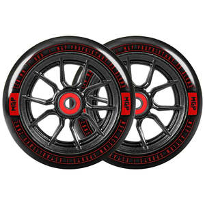 MADD GEAR 120MM SYNDICATE AR WHEELS BLACK / RED PAIR