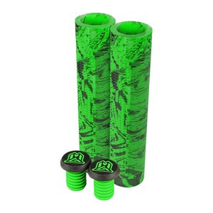 MADD GEAR 150MM TRIFECTA GRIPS GREEN