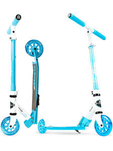 Junior Kids Scooters: MADD GEAR RUSH 125 SCOOTER WHITE / BLUE