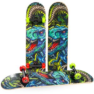 Skateboards: MADD GEAR 31" LTR SKATEBOARD ZOMBISAURUS