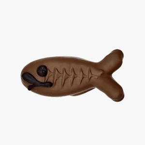 Bohemien Fresh Chocolates: Bohemein 33% Milk Chocolate Vanilla Marshmallow Fish