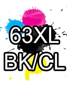 HP 63XL Ink Cartridge Remanufactured x 2 (Full Set)