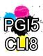 Compatible Canon PGI 5 CLI 8 Ink Cartridges (Full Set)