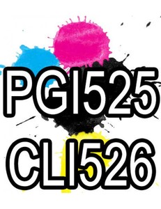 Older 4 + Printers: Compatible Canon PGI 525 CLI 526 Ink Cartridges (No Grey)