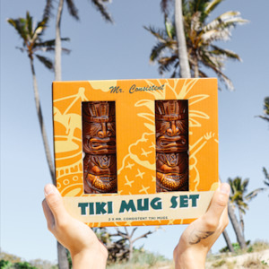 Garnish: Mr. Consistent Tiki Mug Gift Set