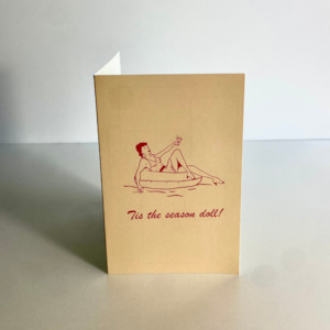 Tis The Season Doll - Card