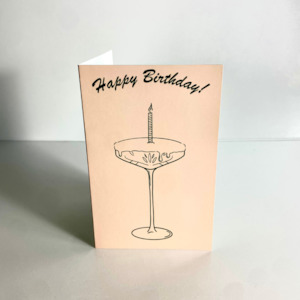 Garnish: Happy Birthday - Card