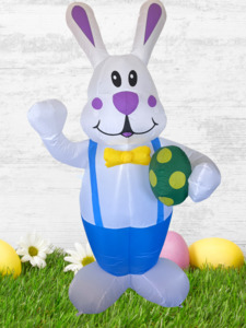 Inflatables: Inflatable Easter Bunny with Egg