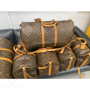 Designer: Louis Vuitton Keepall 60 Monogram Bag vintage with shoulder strap