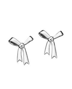 Earrings: Karen Walker Bow Studs - Sterling Silver