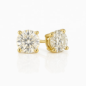 Earrings: 9ct Gold 2cts Diamond Studs