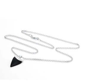 Stolen Girlfriends Sabre Jaws Cola Quartz Necklace Silver