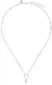 Stolen Girlfriends Club Silver Halo Tooth Necklace