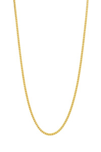 Necklaces: 50cm 9ct Curb Link Gold Chain
