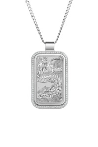 Custom Dragon Bar Pendant 1oz (large)