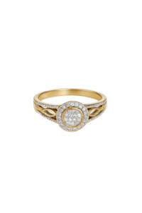 9ct Gold & Diamond Ring
