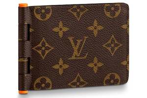 Louis Vuitton: Louis Vuitton Multiple Wallet Monogram Solar Ray Orange Brown