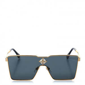 Louis Vuitton: Cyclone Gold Metal Sunglasses
