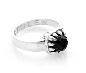 Rings: STOLEN GIRLFRIENDS CLUB |STOLEN BABY SLAW ONYX RING - L