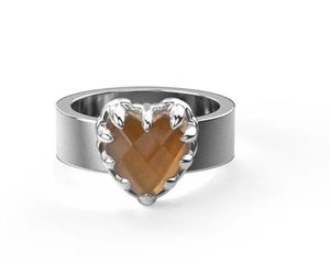 Rings: STOLEN GIRLFRIENDS CLUB | CLAW RING CITRINE - BLACKENING BEHIND STONE