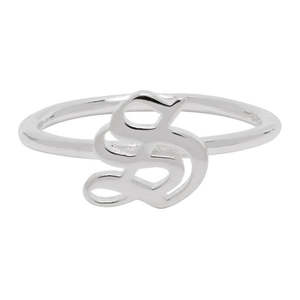 Rings: STOLEN GIRLFRIENDS CLUB | GOTHIC STAMP STACKER RING - L