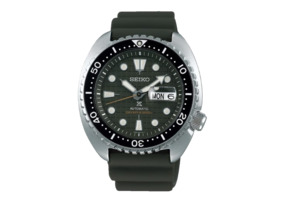 Seiko King Turtle The Green-Dial “Grenade” Diver w/ Ceramic Bezel