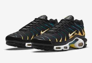 Sneakers: Nike Air Max Plus Black Teal Yellow