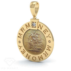 Sovereign Coins: Full Sovereing Diamond Pendant