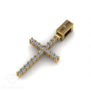 Christmas: 9ct Gold Diamond Money Flex Cross