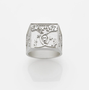 Meadowlark Andrew McLeod Death By Work Ring Sterling Silver