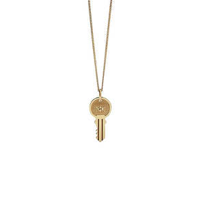 9ct Meadowlark Key Charm Necklace Set