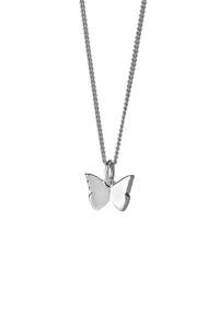 Karen Walker Mini Butterfly Necklace – Sterling Silver