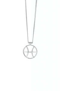 Karen Walker Sterling Silver Pisces Necklace