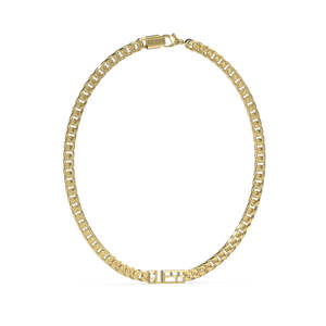 Necklaces: GUESS Vegas Gold Tone Necklace – Men’s jewellery