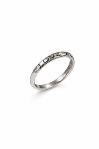 Sterling Silver Love Ring
