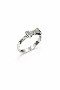 Rings: Sterling Silver Bow Ring Size